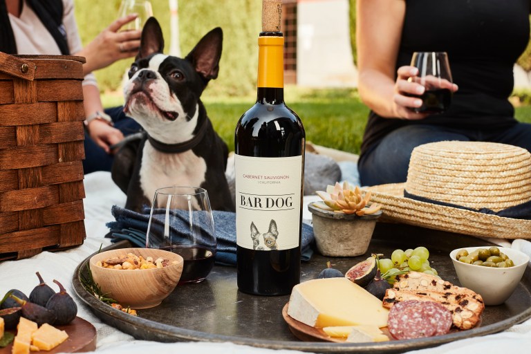 Bar Dog Puppy at Picnic Cabernet Sauvignon